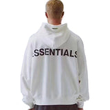 Fog Essentials Hoodie Reflective Logo Fleece Hooded Sweater