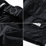 Nasa Shorts Men's Casual Loose Solid Color Shorts