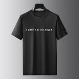 Tommy T Shirts Printed T-shirt Summer Casual Pure Cotton