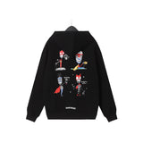 CHH Chrome Heart Hoodie Couple Villain Skull Cardigan Hooded Sweater Men