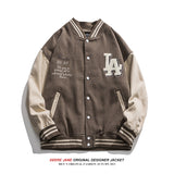 Men's Baseball Jacket Spring Baseball Jacket Men's Vintage Loose Casual