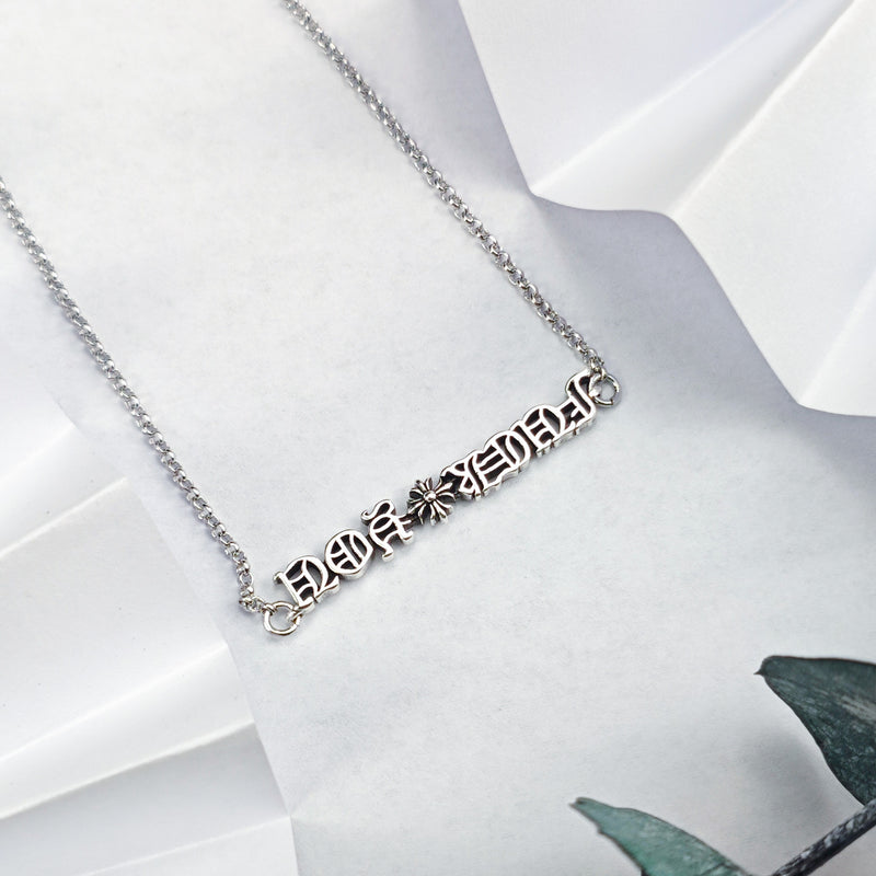 Chrome Heart Necklace Necklace Vintage Letters