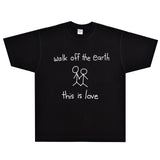Rock Star T Shirt Walk off the Earth This Is Love T-shirt Rock Band Loose Short Sleeve