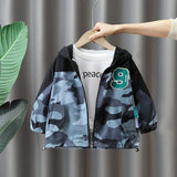 Boy Jacket Boy Spring and Autumn Coat Jacket Boy Handsome Fashionable Top