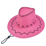 Walter White Fedora Western Cowboy Hat Men's Outdoor Sun Protection Sun Shade Retro Fedora Hat