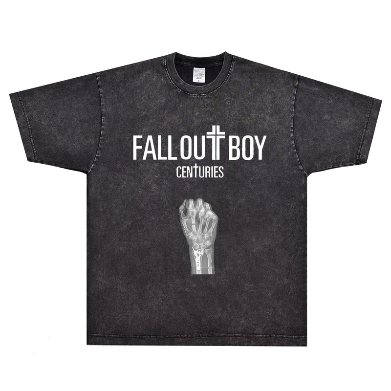 Rock Star T Shirt Fall Out Boy Centuries T-shirt Rock American Style Loose Short Sleeve