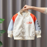 Boy Jacket Boy's Autumn Coat Kids' Jacket Spring and Autumn Western Style Baseball Uniform