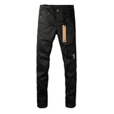 KSUBI Jeans Slim Fit Casual Stretch Ripped Jeans
