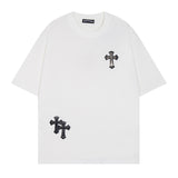 CHH Chrome Heart T Shirts T-Shirt Short Sleeve Cross