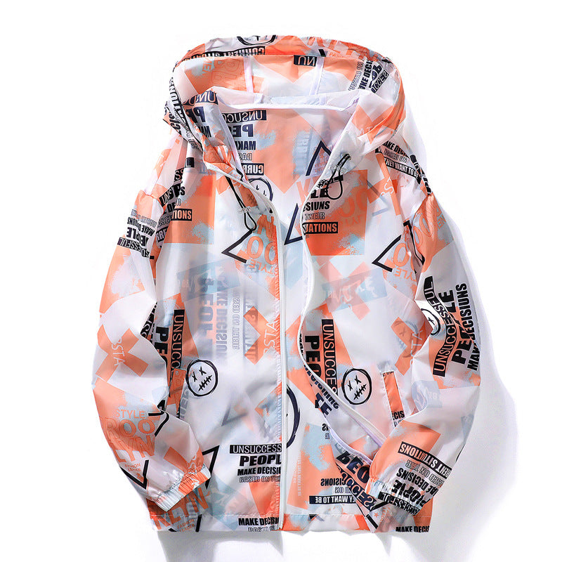 Nasa Sun Protection Shirt Men's Couple Breathable Sun Protection Clothing Coat