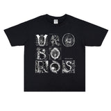 Rock Star T Shirt Printed T-shirt Short Sleeve Loose Cotton
