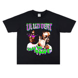 Rock Star T Shirt Lear Uz Fert Personality Street Printed T-shirt