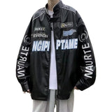 Unisex Baseball Jersey Leather Jacket