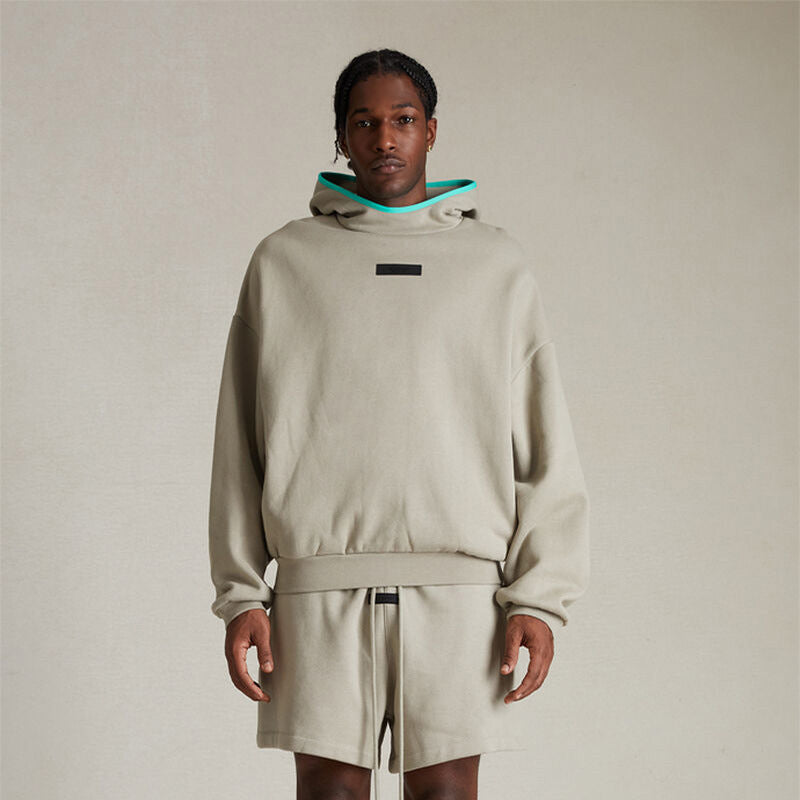 Fog Essentials Hoodie Stretch-hemmed Fleece Hooded Sweater