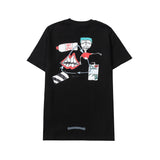 CHH Chrome Heart T Shirts Crowe Summer Short Sleeve Hip Hop Men's and Women's T-Shirts