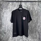 CHH Chrome Heart T Shirts Pink Sanskrit Leather Short Sleeve T-Shirt