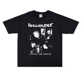 Rock Star T Shirt T-shirt Short Sleeve Loose Cotton Men and Women
