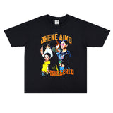 Rock Star T Shirt Rapper Jhene Aiko Personalized Printed T-shirt Short Sleeve Loose Cotton