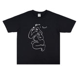 Rock Star T Shirt Printed T-shirt Short Sleeve Cotton Loose