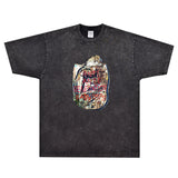 Rock Star T Shirt Radwimps T-shirt Rock Band Cartoon Street Loose Style Trendy Men's Short Sleeve