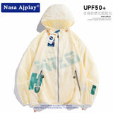 Nasa Sun Protection Shirt Sun Protection Clothing Men's Summer Fashion Brand