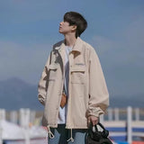 Unisex Baseball Jersey Vintage Spring Fall Casual Tooling Jacket