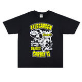 Rock Star T Shirt Band Rock Print Washed Distressed T-shirt Short Sleeve