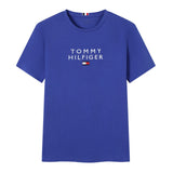Tommy T Shirts Summer round Neck Cotton Loose Casual Daily