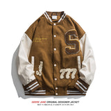 Men's Baseball Jacket Jacket Men's Vintage Cotton-Padded Casual Jacket Winter
