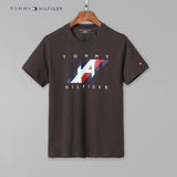 Tommy T Shirts Tommy Men's Short Sleeve Cotton Crew Neck Print T-shirt