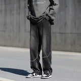 Unisex Jeans Wash Old Loose and Skinny Jeans