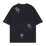 CHH Chrome Heart T Shirts T-Shirt Short Sleeve Cross