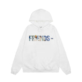 Vlone Hoodie autumn and winter oil painting big V letter hooded