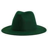 Walter White Fedora Jazz Top Hat Vintage Woolen Hat Embroidered Logo Felt Hat