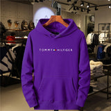 Tommy T Hoodie Sweater Men's and Women's Printed Fashion Brand Hat