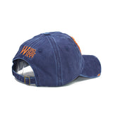 Walter White Hats Sun Hat Spring/Summer Sun Protection Hat W Letter Cap Distressed Peaked Cap Washed