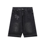 CHH Chrome Hearts Jeans Unisex Casual Loose Jeans
