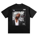 Hip Hop Rapper T Shirt Ordinary Casual Loose Youth Cartoon Short Sleeve