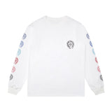 Chh Chrome Heart Long Sleeve Shirt Unisex Fashion Loose Long Sleeve Shirt