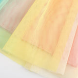 Girl Dress Children's Gauze Dress Summer Girls' Dress Cartoon Printed Fashion Flower Children's Short Sleeve