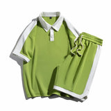 Nasa Tracksuit Short Sleeve Suit Men's Summer Trendy Youth Student Casual Sports Clothes