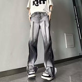 Unisex Jeans gradual change jeans trousers