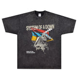 Rock Star T Shirt System Of A Down Protect the Land T-shirt Loose Retro Short Sleeve