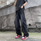 Unisex Jeans Vintage Heavy Work Old Washed Jeans