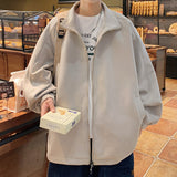 Nasa Jacket Jacket Men's Spring and Autumn Fashion Brand Loose Pu Handsome Boys