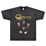 Rock Star T Shirt T-shirt Queen Band Rock Street Retro Loose Printed Short Sleeve