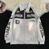 Unisex Baseball JerseyPU Leather Jacket Pilot Bike Suit
