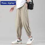 Nasa Sweatpants Men's Summer Loose Trendy All-Match Sports and Leisure