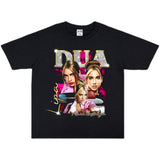 Rock Star T Shirt Personalized Printed Crew Neck T-shirt Short Sleeves Loose Cotton
