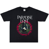 Rock Star T Shirt Printed T-shirt Loose-Fitting Pure Cotton Short Sleeves Heavy Weight